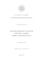 prikaz prve stranice dokumenta Teološko - kritičko tumačenje duhovnog ateizma Andréa Comte-Sponvillea